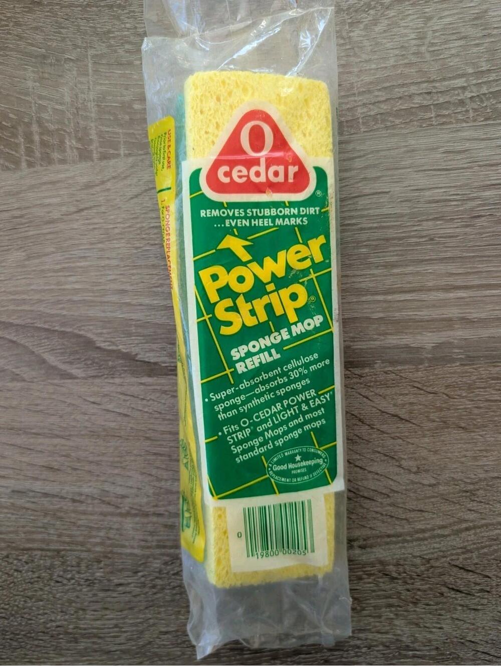 O Cedar Power Strip Sponge Mop Refill Cellulose Sponge Item 1993 O-Riginals